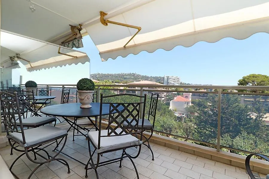 דירות קאן Magnifique 2P Vue Panoramique Piscine Grande Terrasse Pk