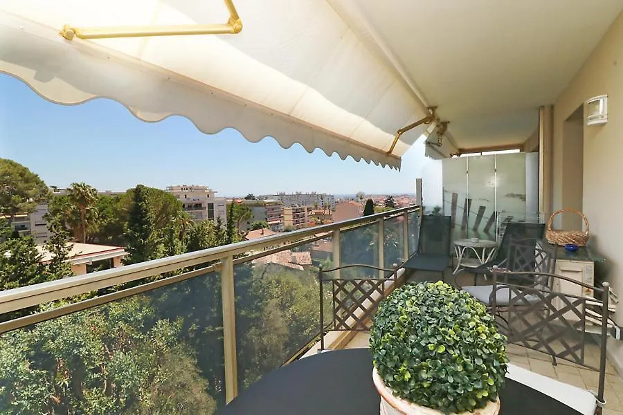 Magnifique 2P Vue Panoramique Piscine Grande Terrasse Pk Lägenhet Cannes Frankrike
