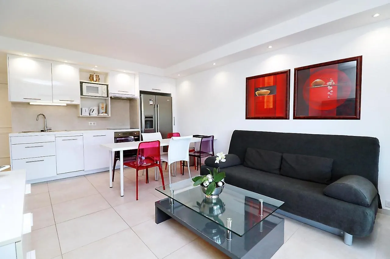 דירות קאן Magnifique 2P Vue Panoramique Piscine Grande Terrasse Pk